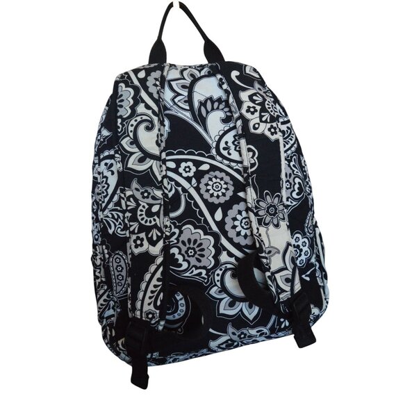 Vera Bradley Black and White Floral Backpack main image 9